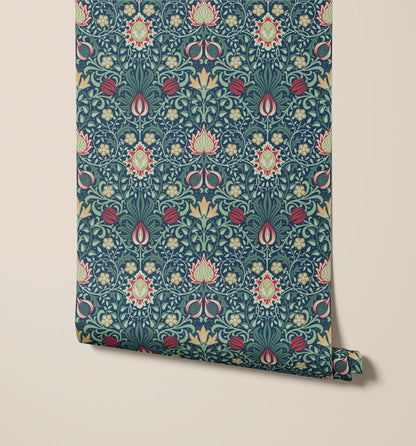 Bobbi Beck Nasri Persian Floral Wallpaper