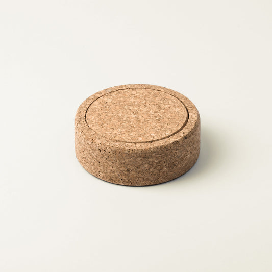 Cork Coaster Set with Bottle Holder | 6 Coasters | Made in Portugal