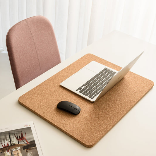 Natural Cork Desk Pad | Anti-Slip | Made in Portugal