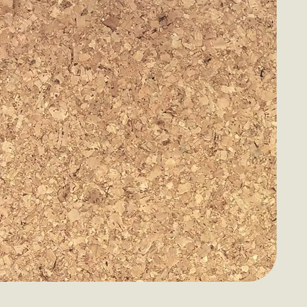 Natural Cork Desk Pad | Anti-Slip Recycled Rubber Base