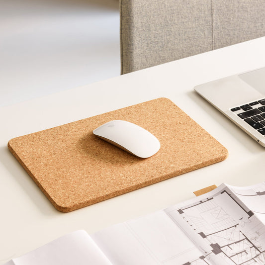Natural Cork Mouse Pad | Wrist Support | Made in Portugal