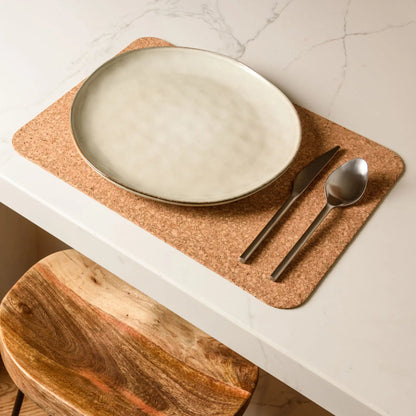 Natural Cork Placemats | Rectangular | Set of 4 | Made in Portugal