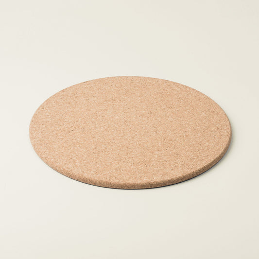 Natural Cork Round Mouse Pad | Wrist Support | Made in Portugal
