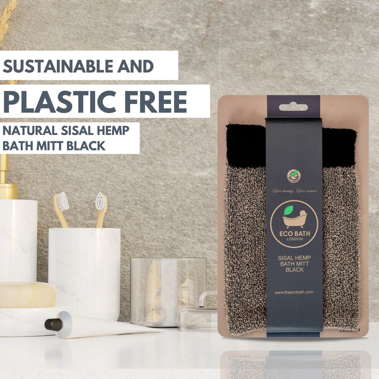 Natural Sisal Hemp Bath Mitt