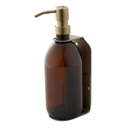 Nickel Single Wall Mounted Soap Dispenser