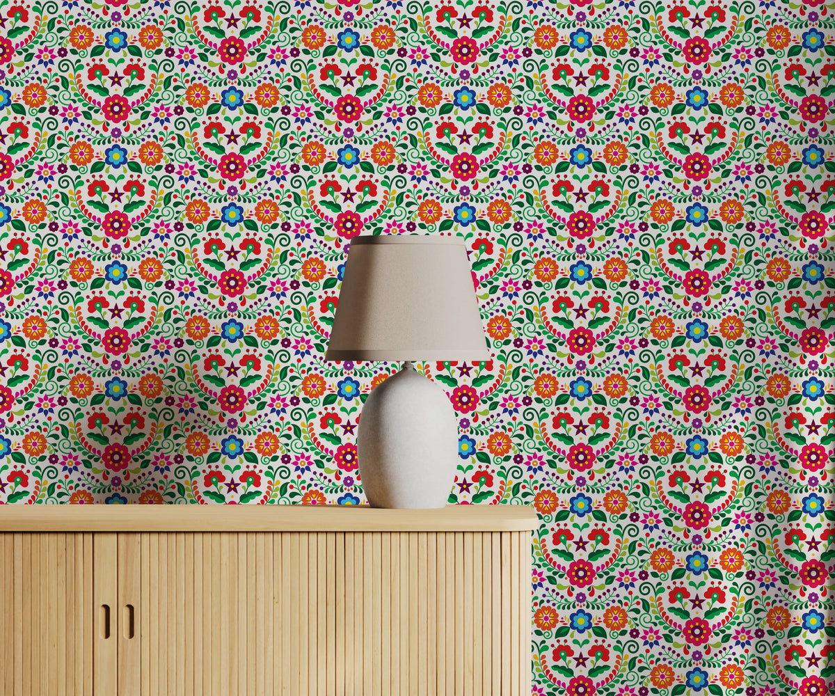Bobbi Beck Nolita Otomi Floral Wallpaper