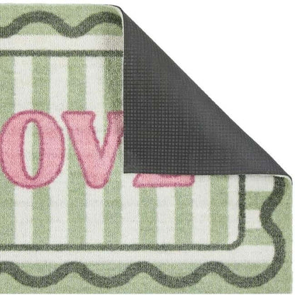 Washable Mats Bordered Design