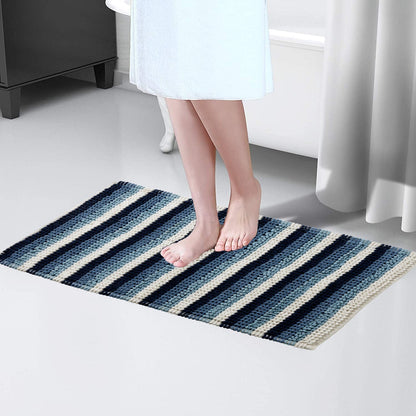 Olivia Rocco Padstow Stripe Bath Mat 50 x 80 cm