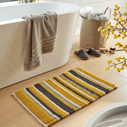 Olivia Rocco Padstow Stripe Bath Mat 50 x 80 cm