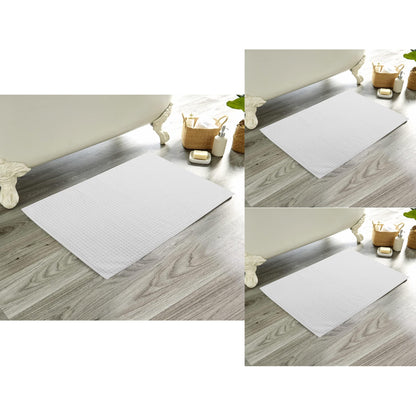 Olivia Rocco Cotton Pile Bath Mat Set of 3 – 50 x 80 cm