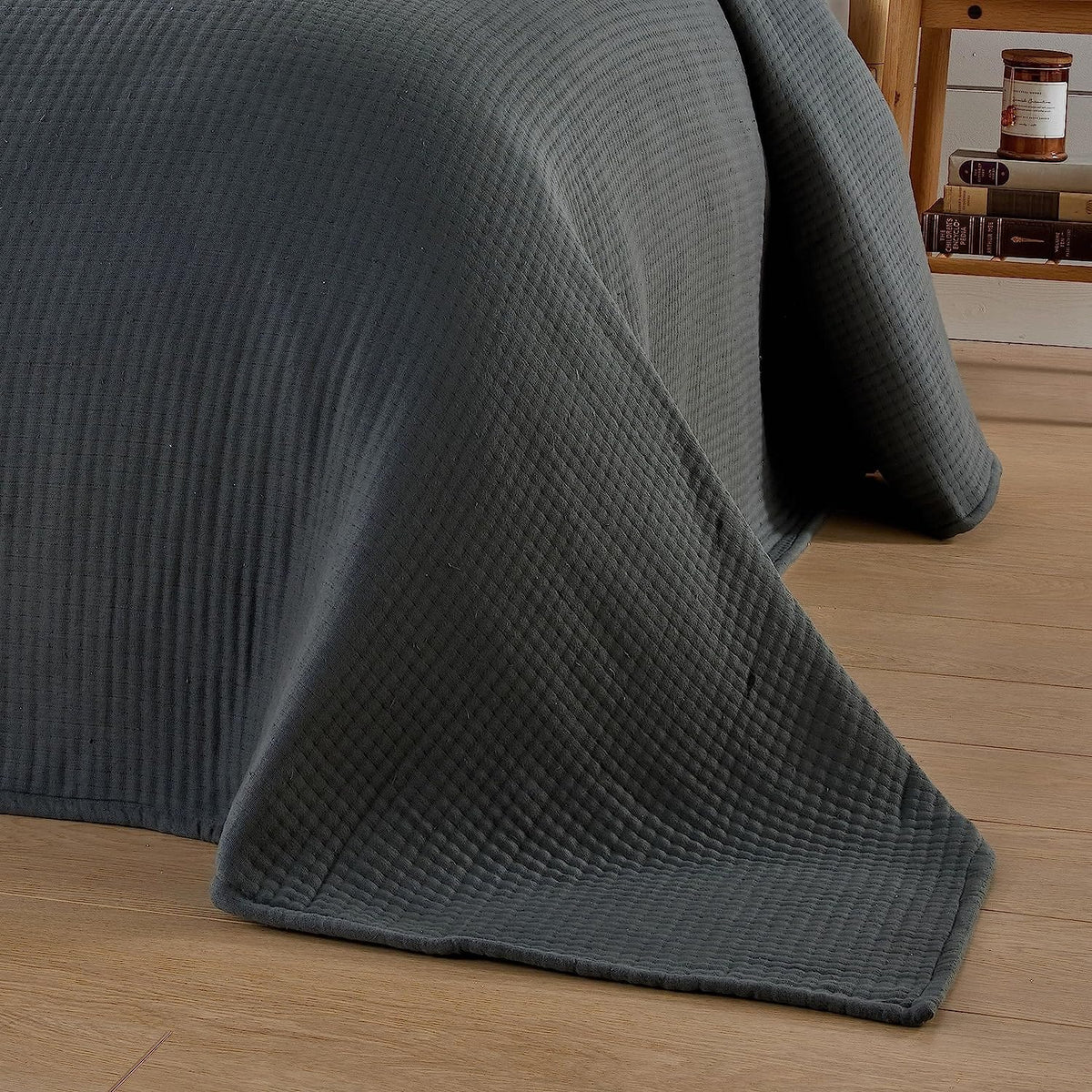 Olivia Rocco Hotel Collection Quilted Cotton Bedspread 240 x 260 cm