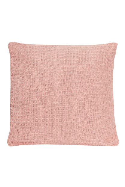 Olivia Rocco Lisbon Handwoven Honeycomb Cotton Cushion Cover
