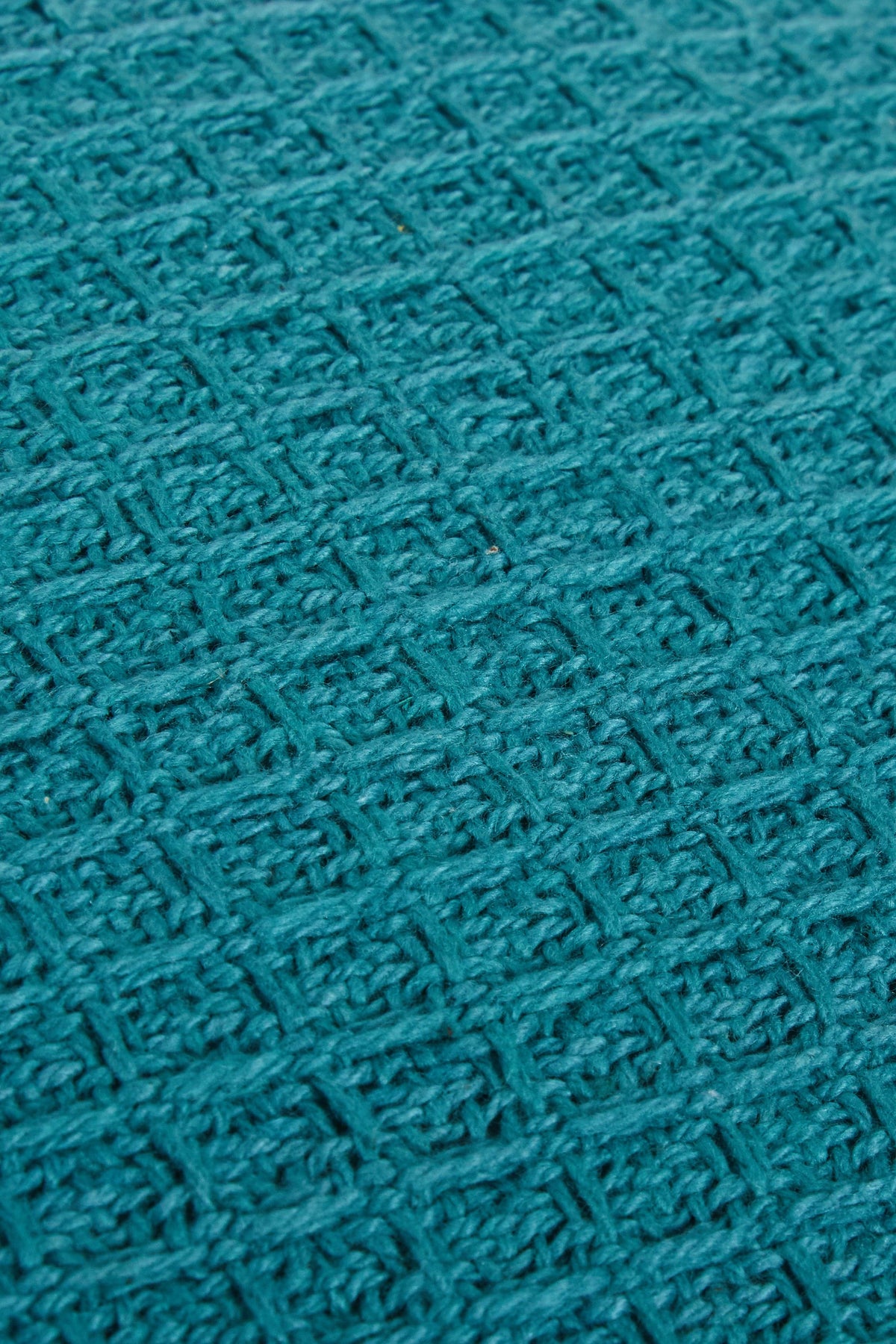 Olivia Rocco Lisbon Handwoven Honeycomb Cotton Cushion Cover