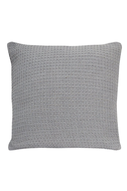 Olivia Rocco Lisbon Handwoven Honeycomb Cotton Cushion Cover