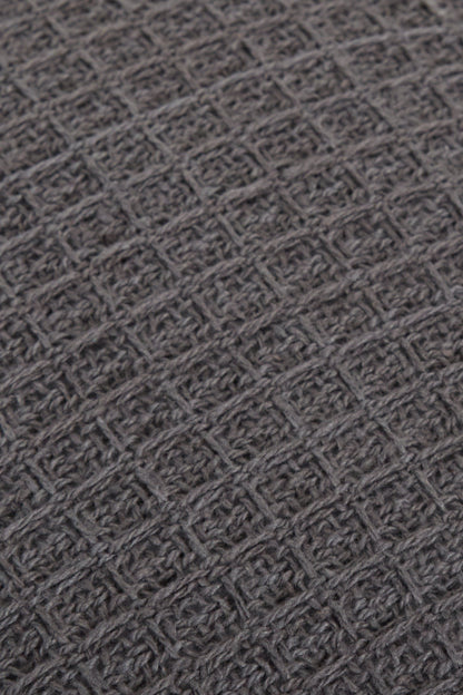 Olivia Rocco Lisbon Handwoven Honeycomb Cotton Cushion Cover