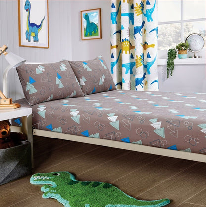 Olivia Rocco Kids Dinosaur Microfibre Duvet Cover Set