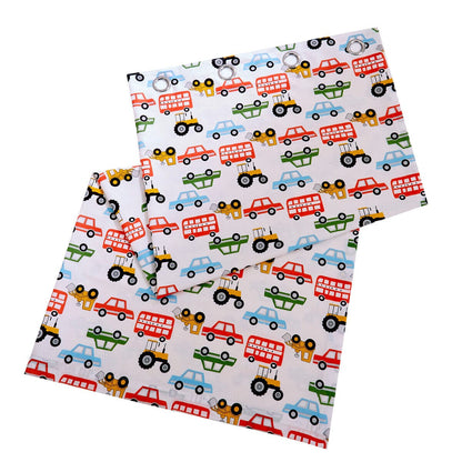 Olivia Rocco Kids Beep Beep Digger Trucks Cotton Blend Duvet Cover Set