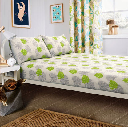 Olivia Rocco Kids Lazy Sloth Cotton Blend Duvet Cover Set