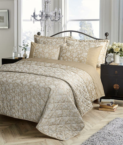 Olivia Rocco Kew Hand-Woven Jacquard Cotton Rich Duvet Cover Set