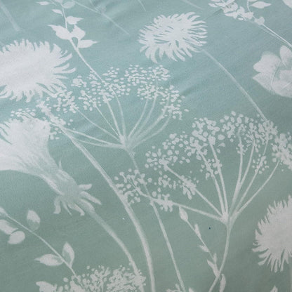 Olivia Rocco Meadow Sage Green Reversible Quilted Duvet Cover Set