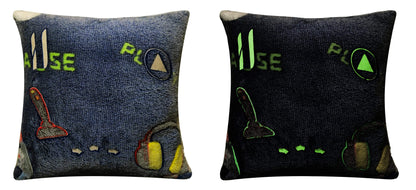 Olivia Rocco Kids Glow in the Dark Teddy Fleece Duvet Cover Set