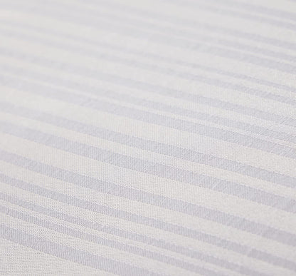 Olivia Rocco Stripe Jacquard Reversible Cotton Blend Duvet Cover Set with Pillowcases