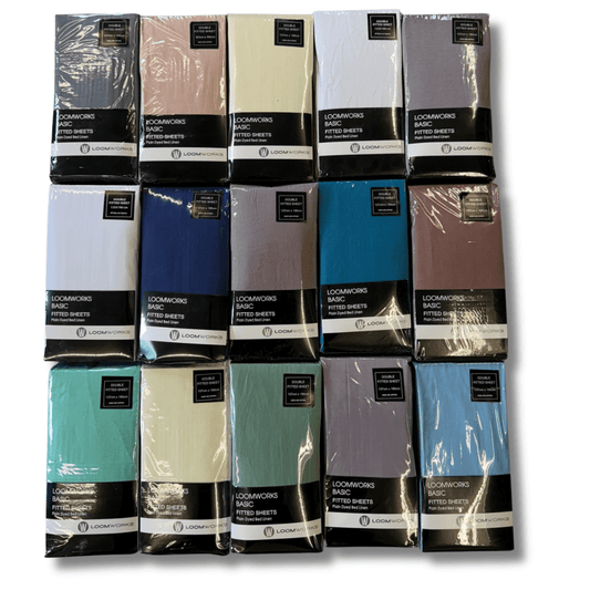 Olivia Rocco Polycotton Easycare Fitted Sheets Pack of 4