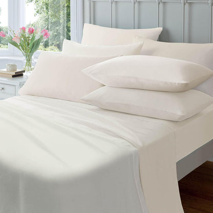 Olivia Rocco Brushed Cotton Flannelette Fitted Sheet 30 cm Deep