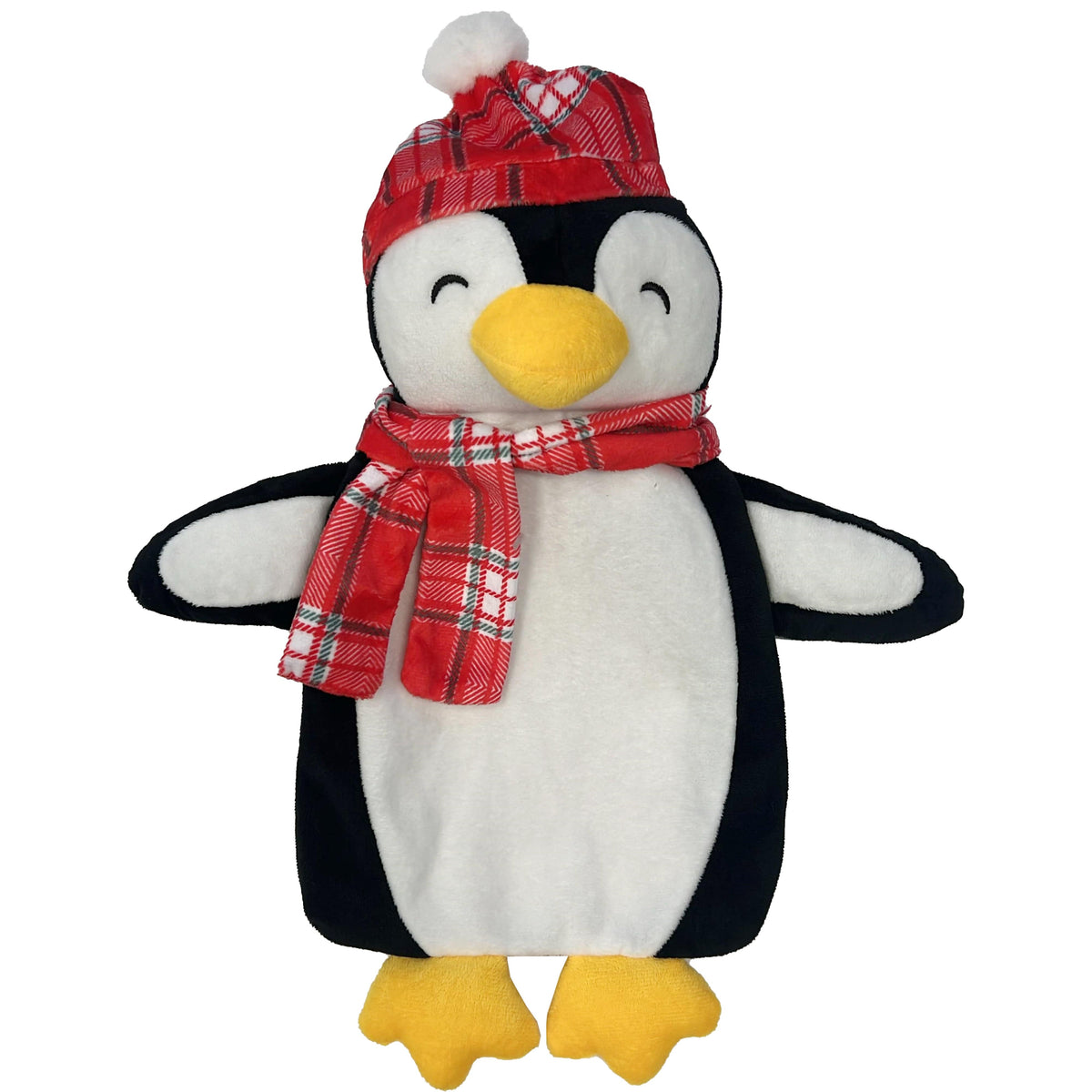 Olivia Rocco Penguin Christmas Hot Water Bottle with Cover 1 Litre
