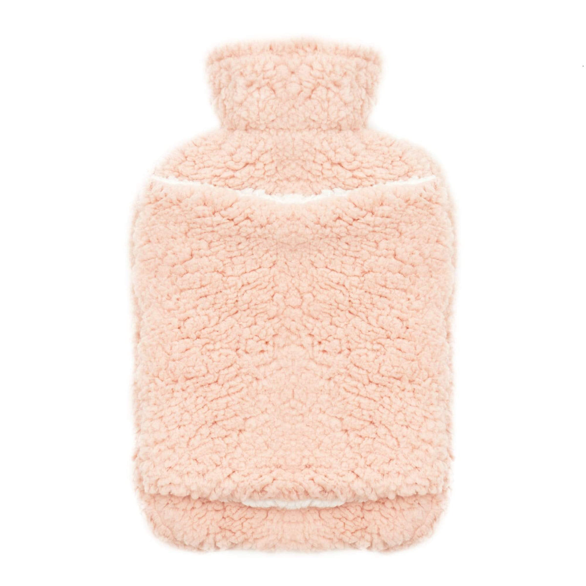 Olivia Rocco Teddy Fleece Hot Water Bottle with Hand Warmer Pocket 2L