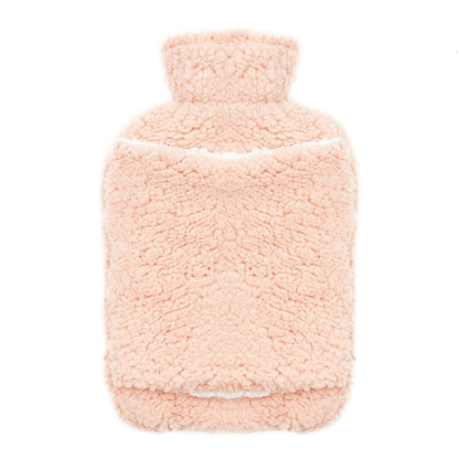 Olivia Rocco Teddy Fleece Hot Water Bottle with Hand Warmer Pocket 2L