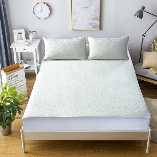 Olivia Rocco Bamboo Quilted Waterproof Mattress Protector 30 cm Deep