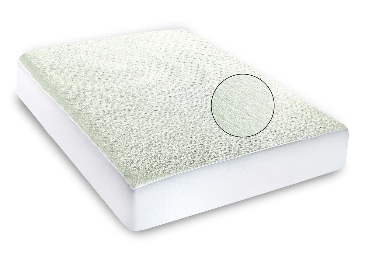 Olivia Rocco Bamboo Quilted Waterproof Mattress Protector 30 cm Deep