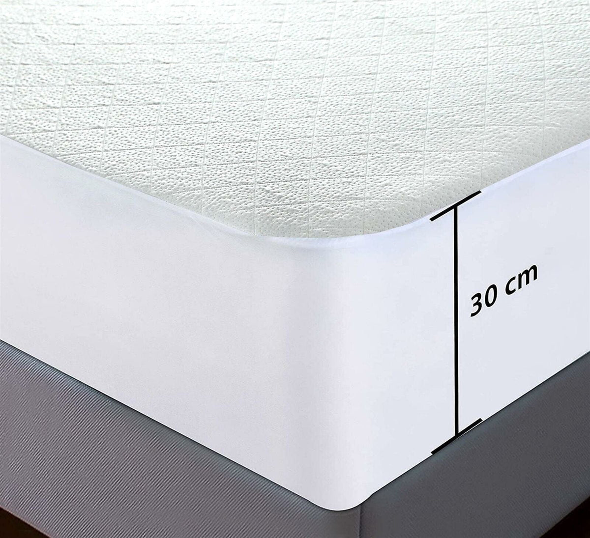 Olivia Rocco Bamboo Quilted Waterproof Mattress Protector 30 cm Deep