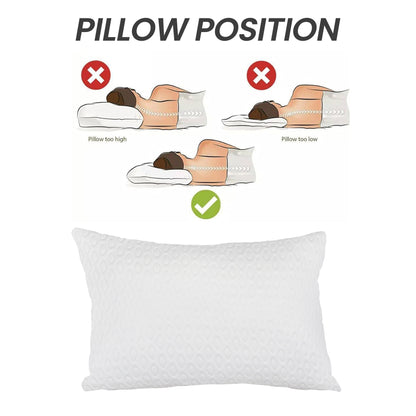 Olivia Rocco Air Flow Side Sleeper Pillow with Cooling Fabric 50 x 70 cm