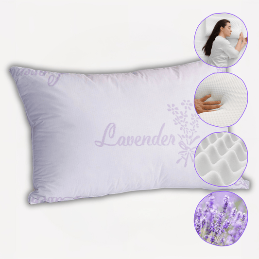 Olivia Rocco Lavender Infused Hotel Pillow Medium Support 50 x 75 cm