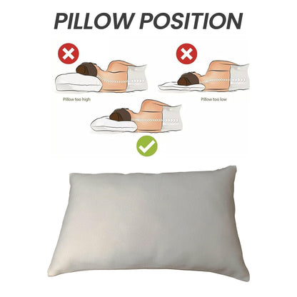 Olivia Rocco Memory Foam & Fibre Pillow Medium Support 50 x 75 cm