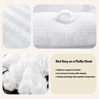 Olivia Rocco Hollowfibre Hotel Pillows Pack of 2