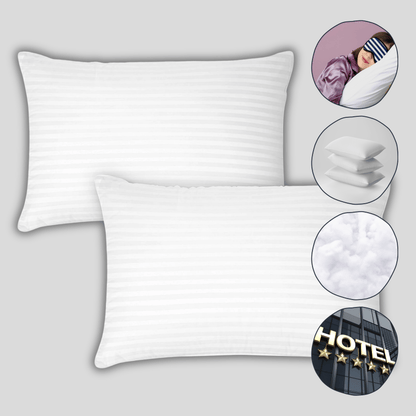 Olivia Rocco Hollowfibre Hotel Pillows Pack of 2