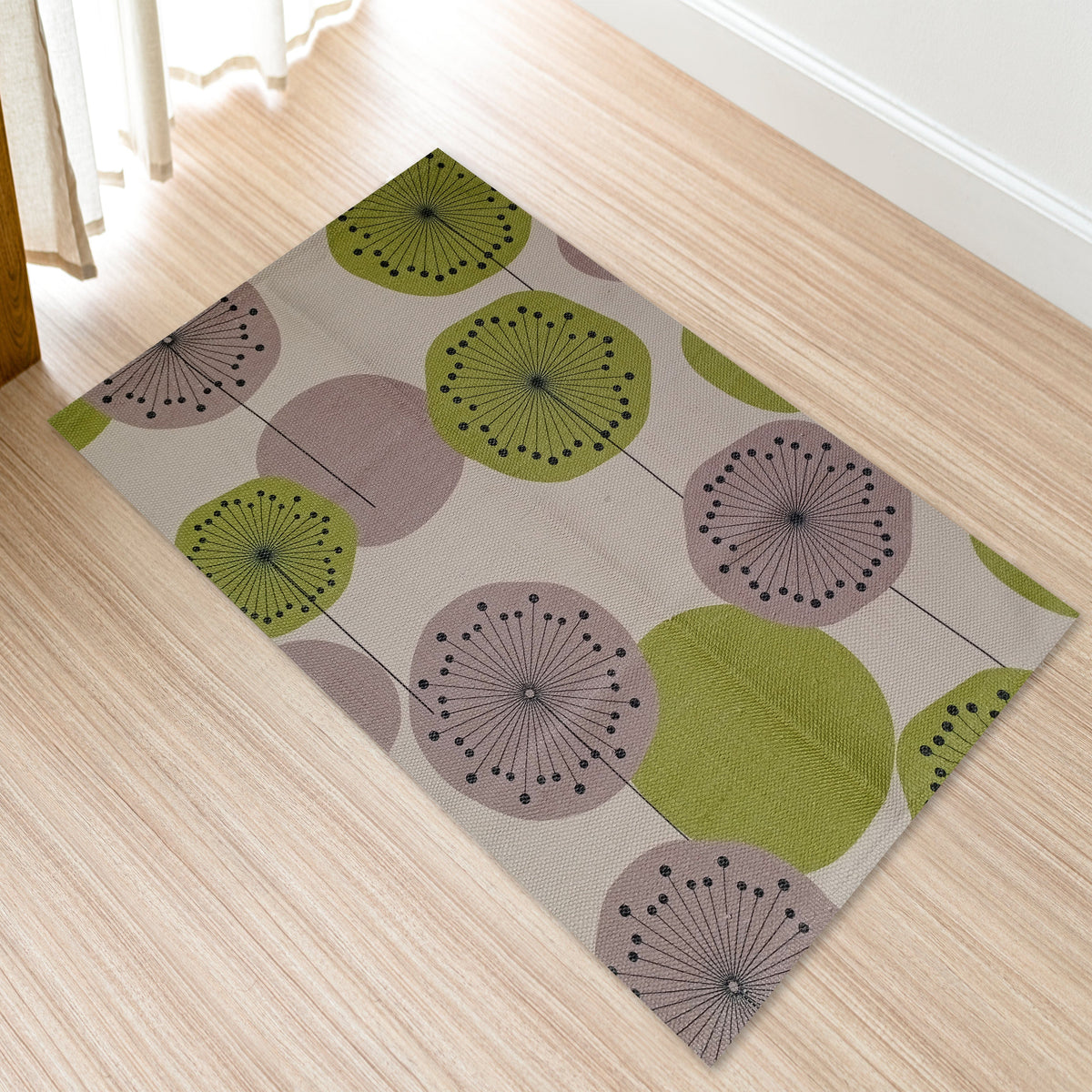 Olivia Rocco Flor Printed Non-Slip Rug