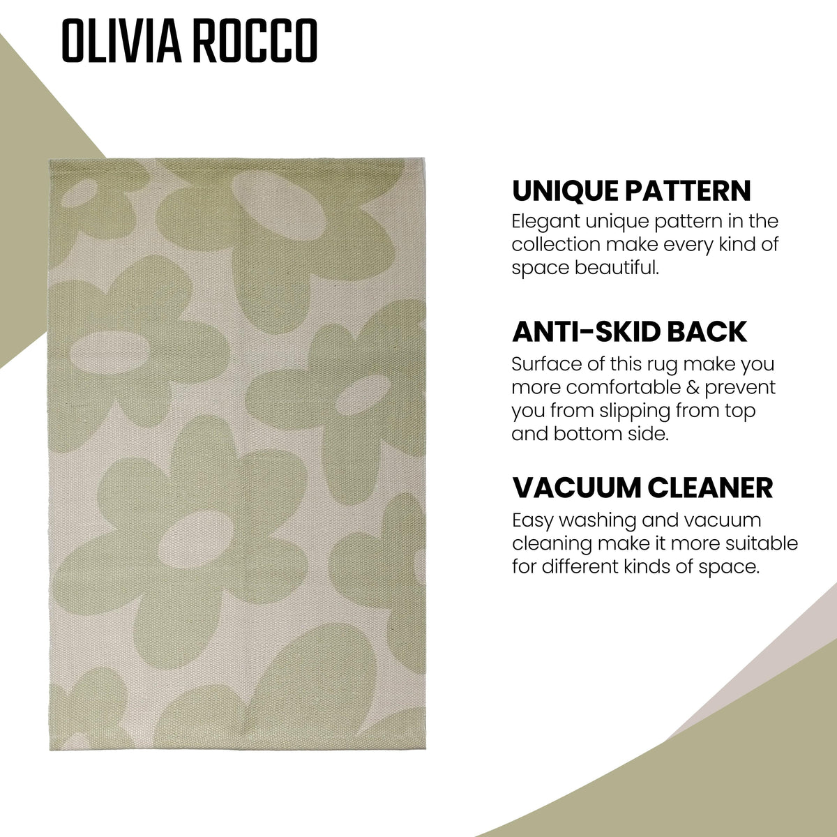 Olivia Rocco Jardin Printed Non-Slip Rug