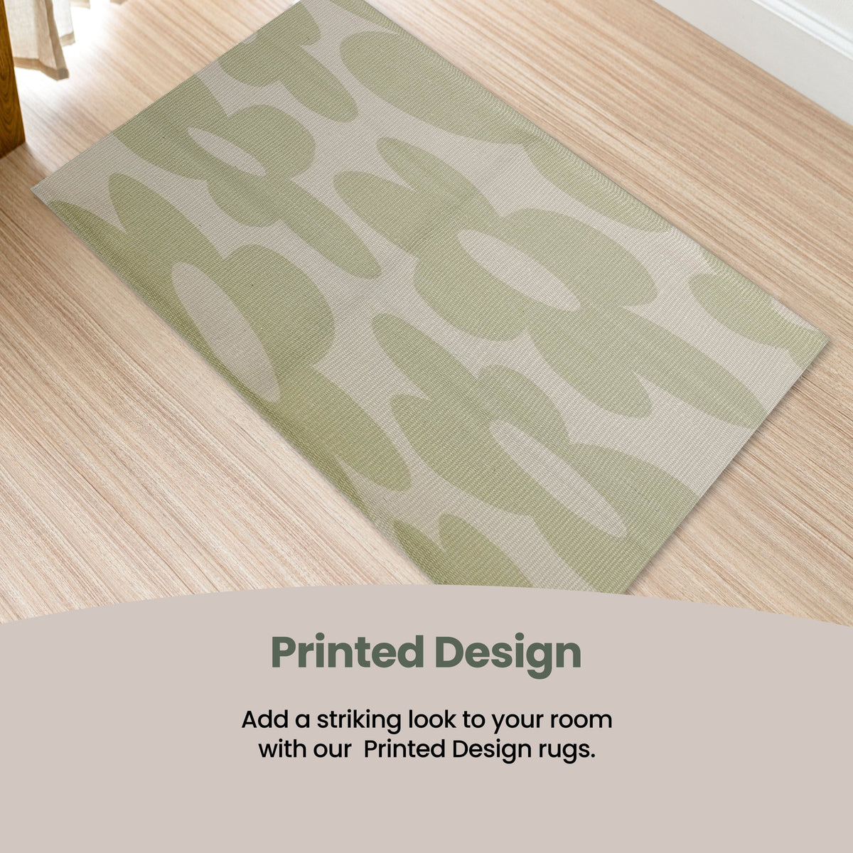 Olivia Rocco Jardin Printed Non-Slip Rug