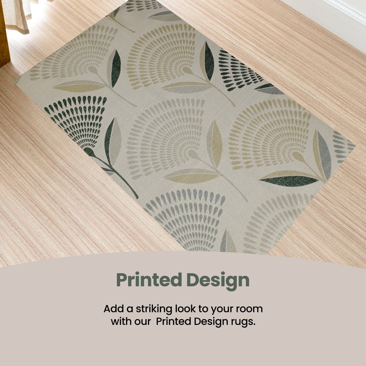 Olivia Rocco Linnea Printed Non-Slip Rug