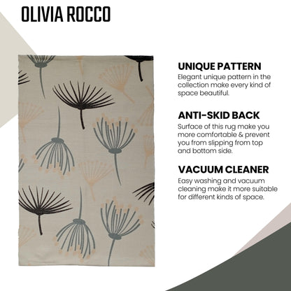 Olivia Rocco Nina Printed Non-Slip Rug