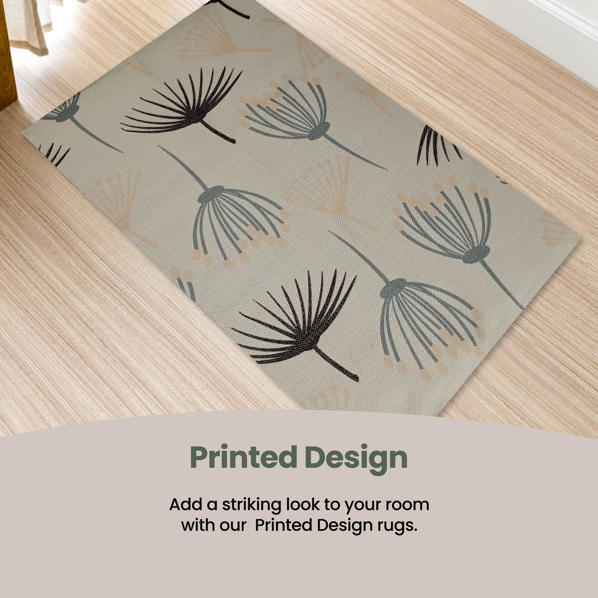Olivia Rocco Nina Printed Non-Slip Rug