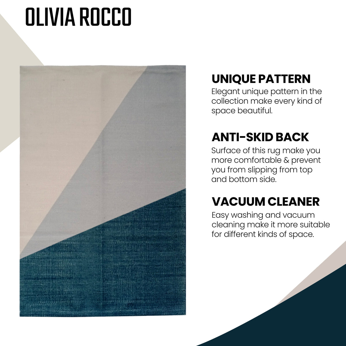 Olivia Rocco Oslo Printed Non-Slip Rug