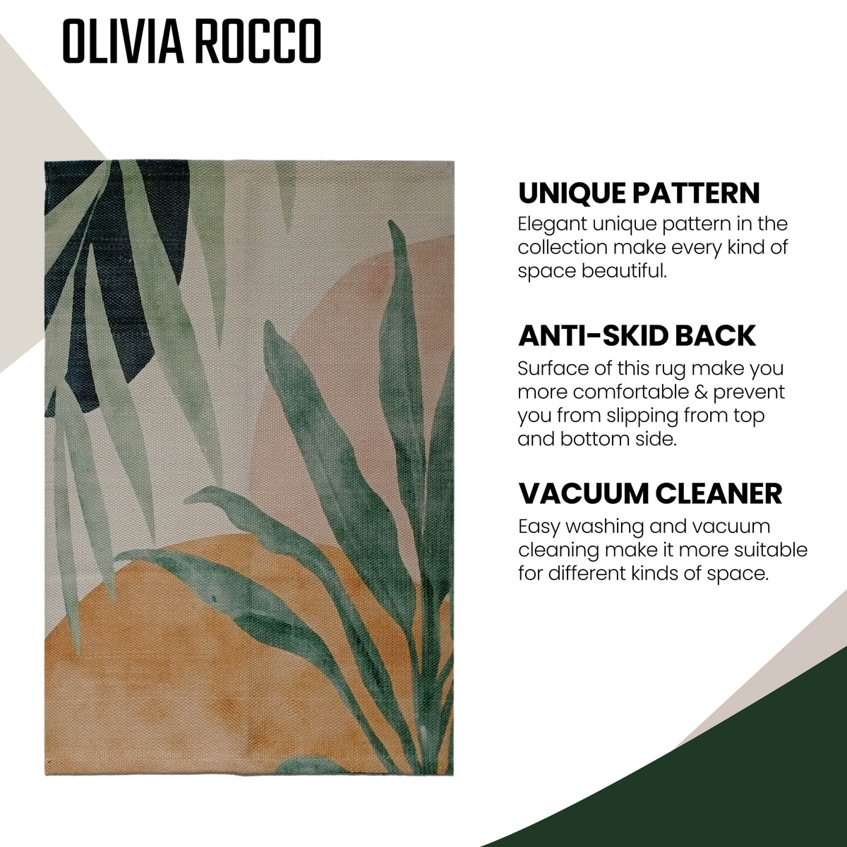 Olivia Rocco Sabine Printed Non-Slip Rug