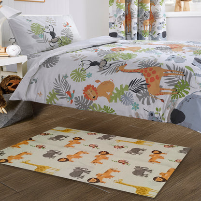 Olivia Rocco Safari Animal Print Non-Slip Rug 60 x 90 cm
