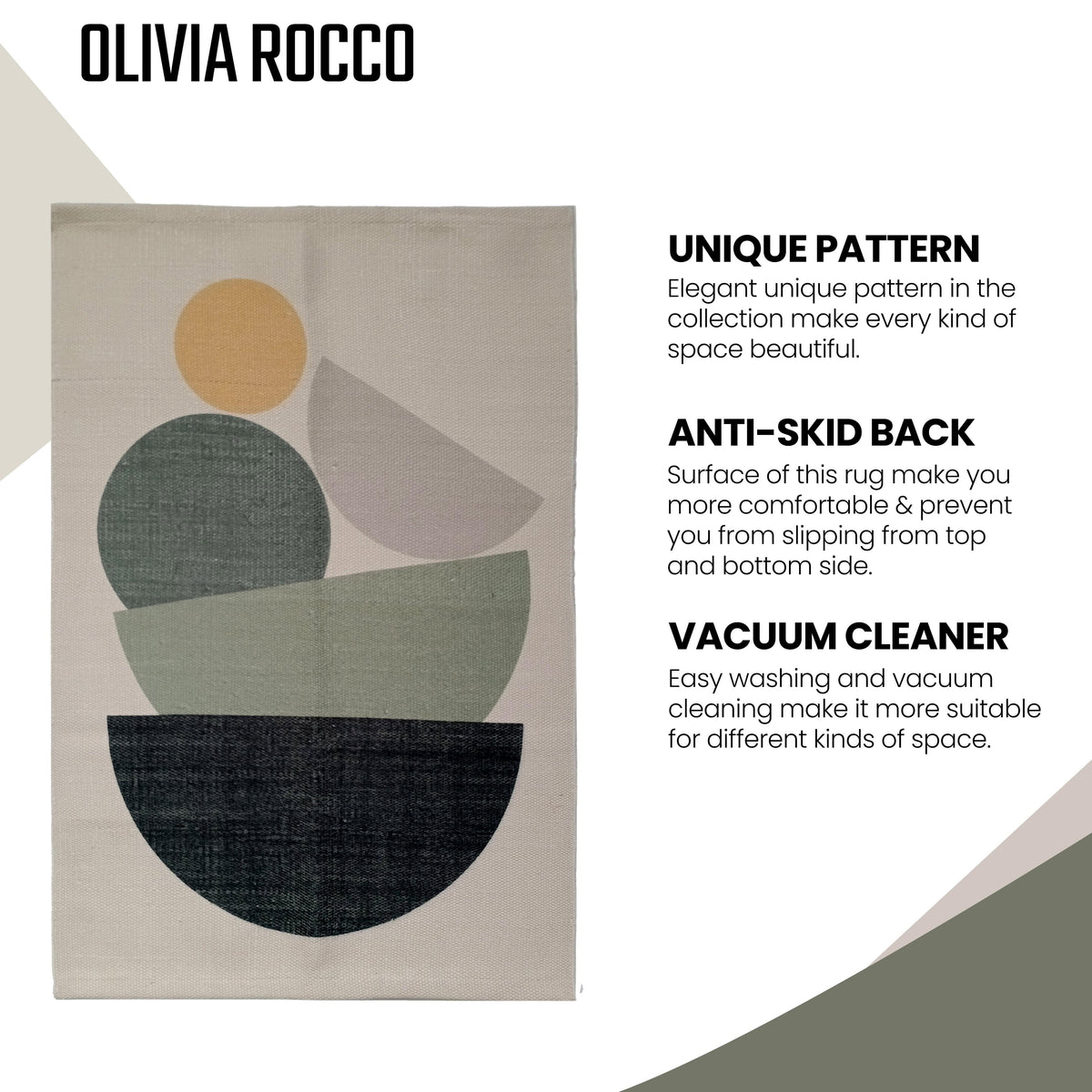 Olivia Rocco Tokyo Printed Non-Slip Rug