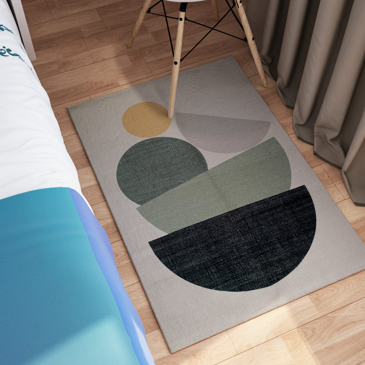 Olivia Rocco Tokyo Printed Non-Slip Rug